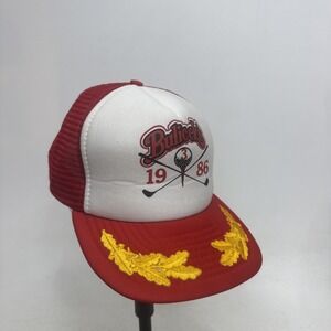 Vintage Bulicek's 1986 Par 3 Golf Trucker Hat SnapBack Cedar Rapids Mesh